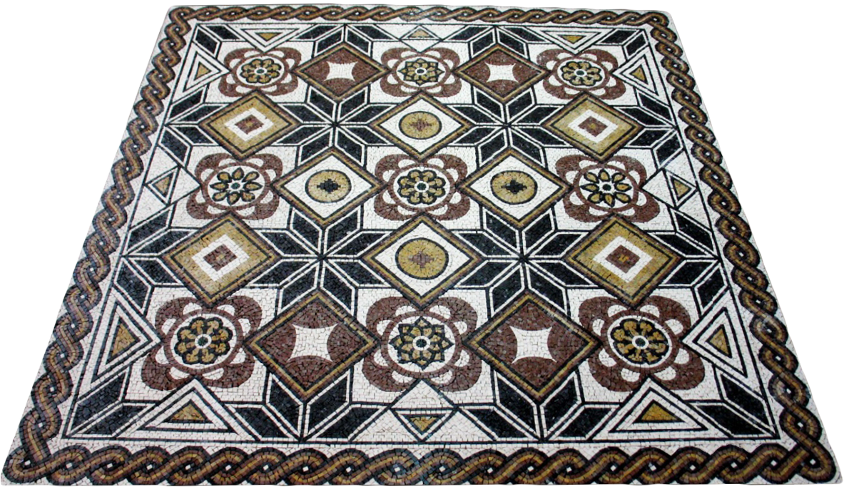 'Polychrome' Geometric Mosaic