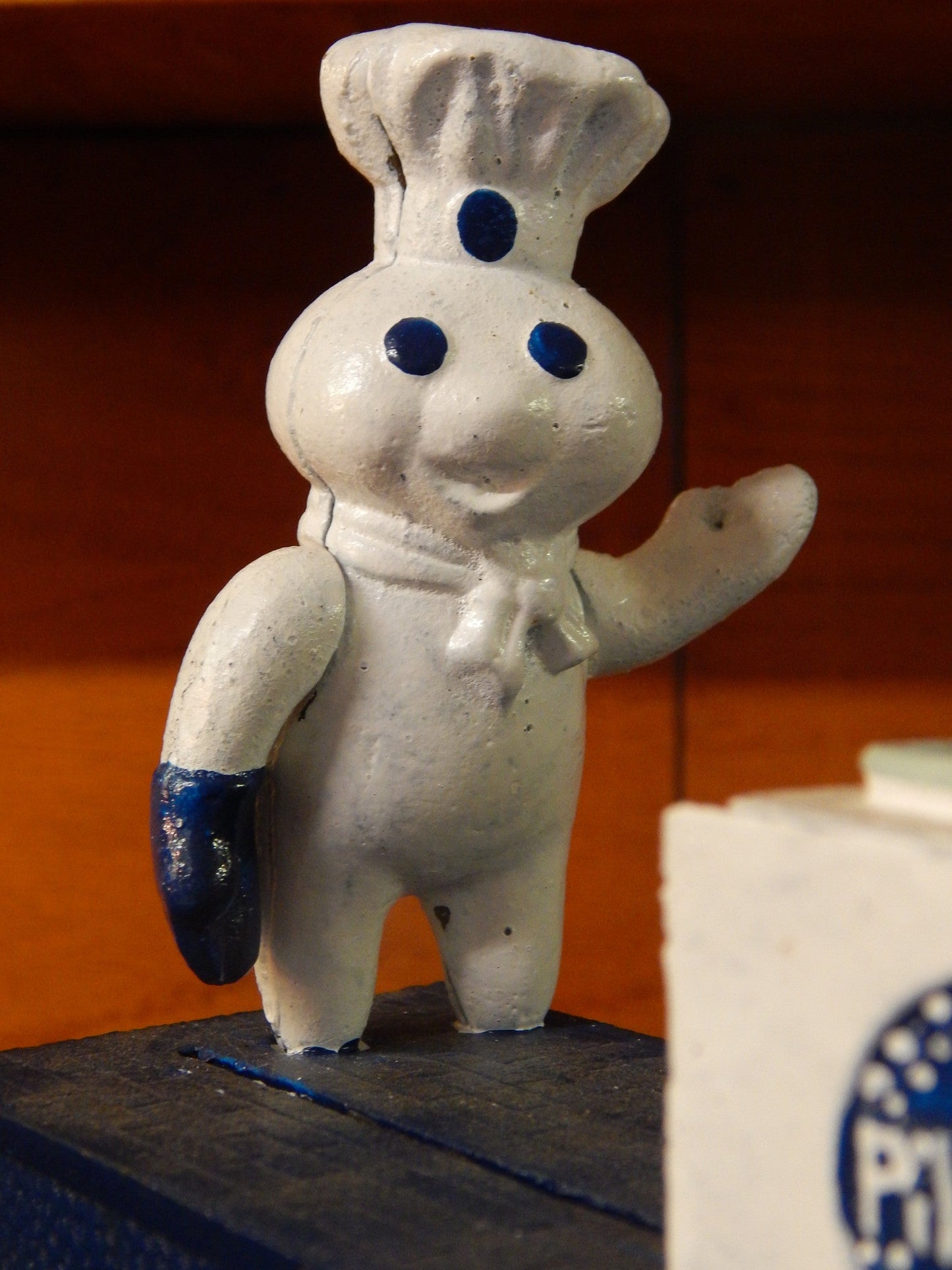 Cast Iron Mechanical Bank - Pillsbury Doughboy