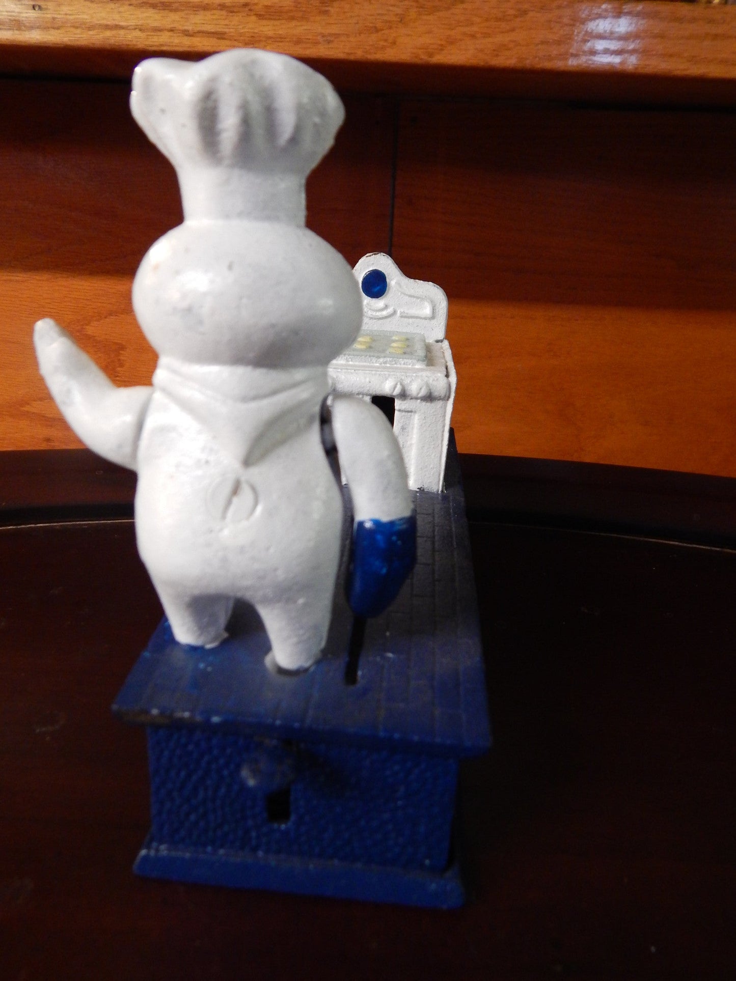 Cast Iron Mechanical Bank - Pillsbury Doughboy