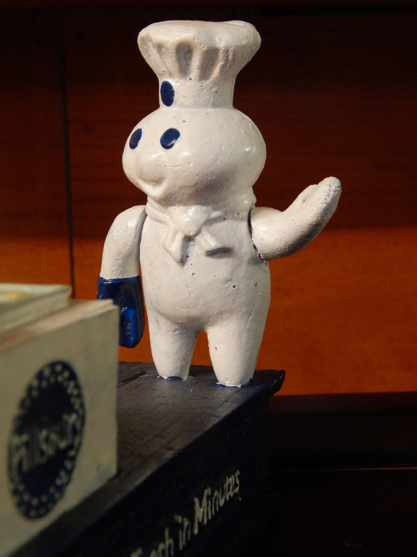Cast Iron Mechanical Bank - Pillsbury Doughboy