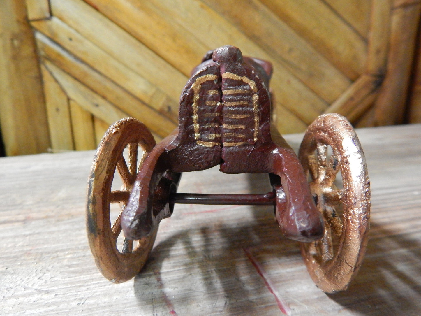 Cast Iron Figurine - Race Car Toy