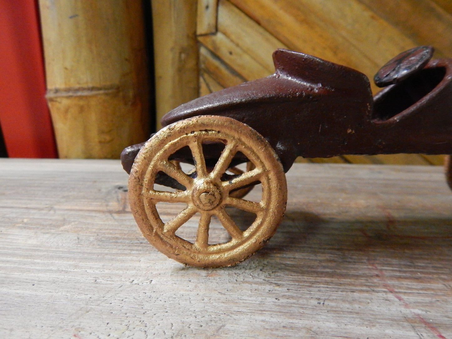 Cast Iron Figurine - Race Car Toy