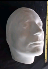 (Plaster) John Keats Death Cast Life Mask Death Mask