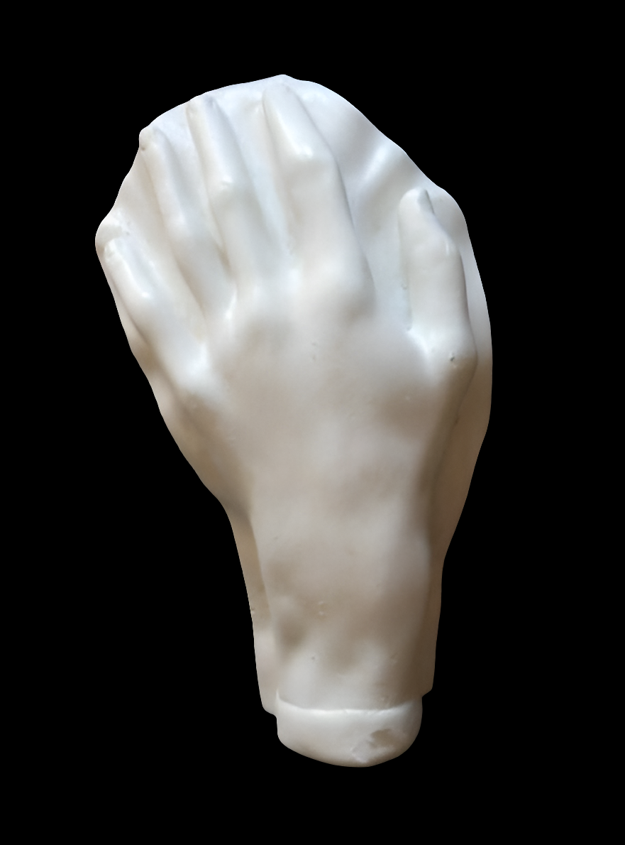 (Plaster) Chopin Hand cast life mask / life cast Death cast Death mask reproduction