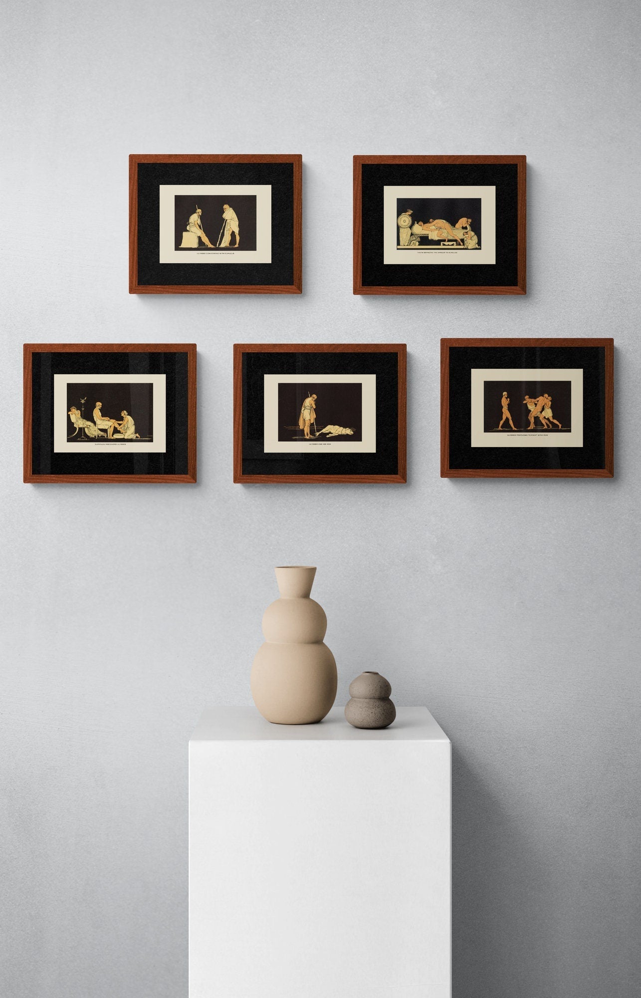 Penelope surprised by the Suitors Print