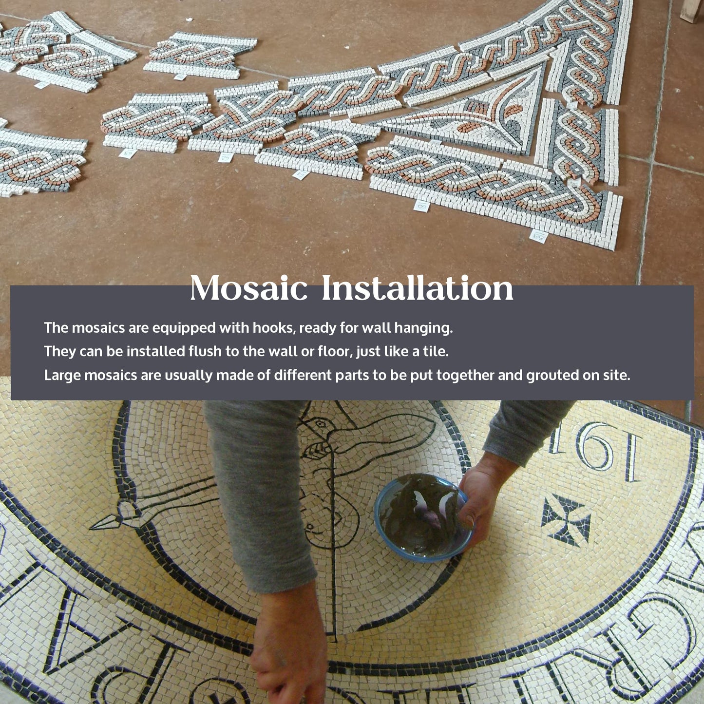 'Polychrome' Geometric Mosaic