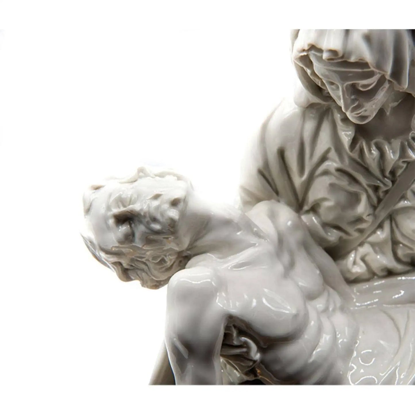 Piet¨¤ di Michelangelo in porcellana di Capodimonte lucida