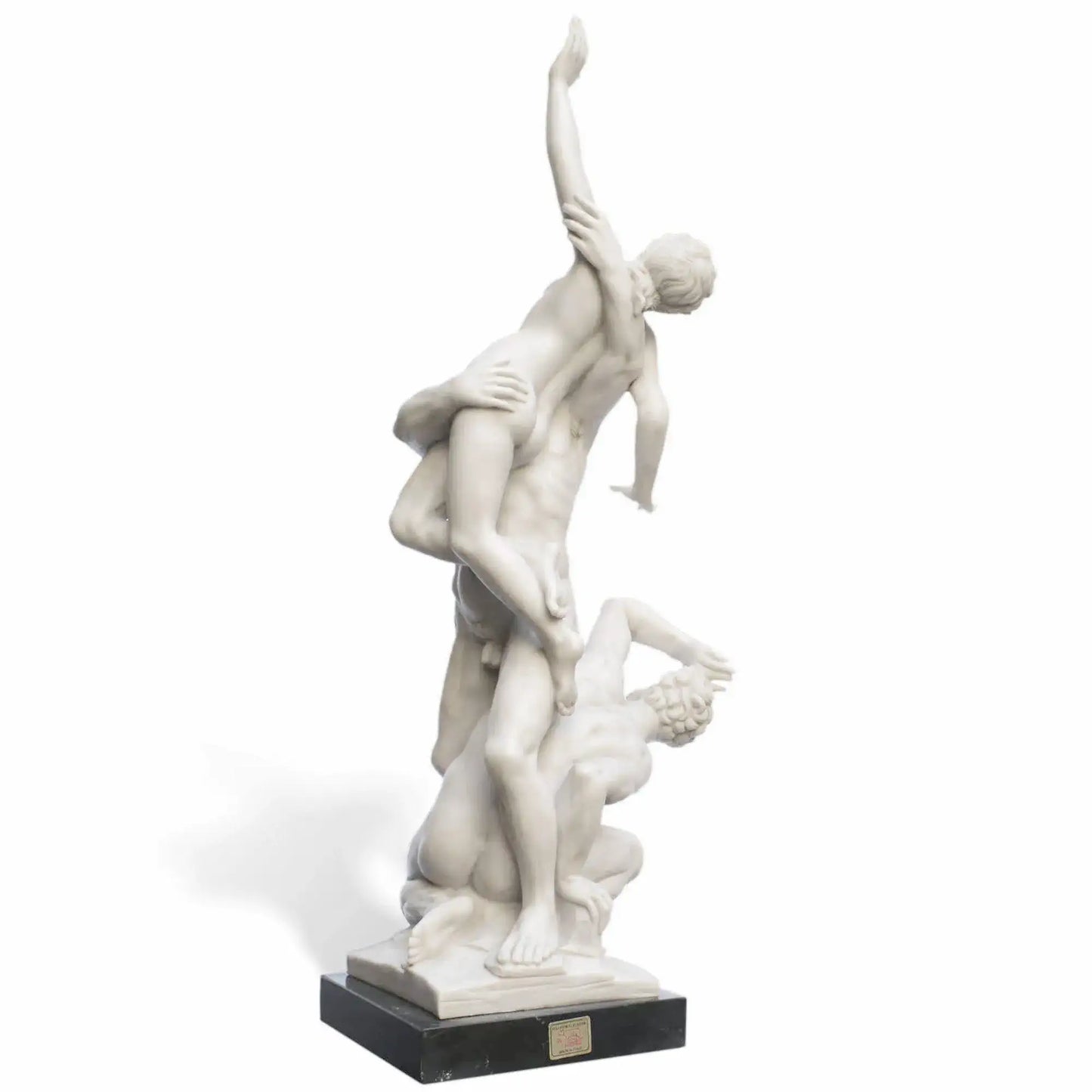 Ratto delle Sabine di Giambologna - Statua in marmo 68 cm