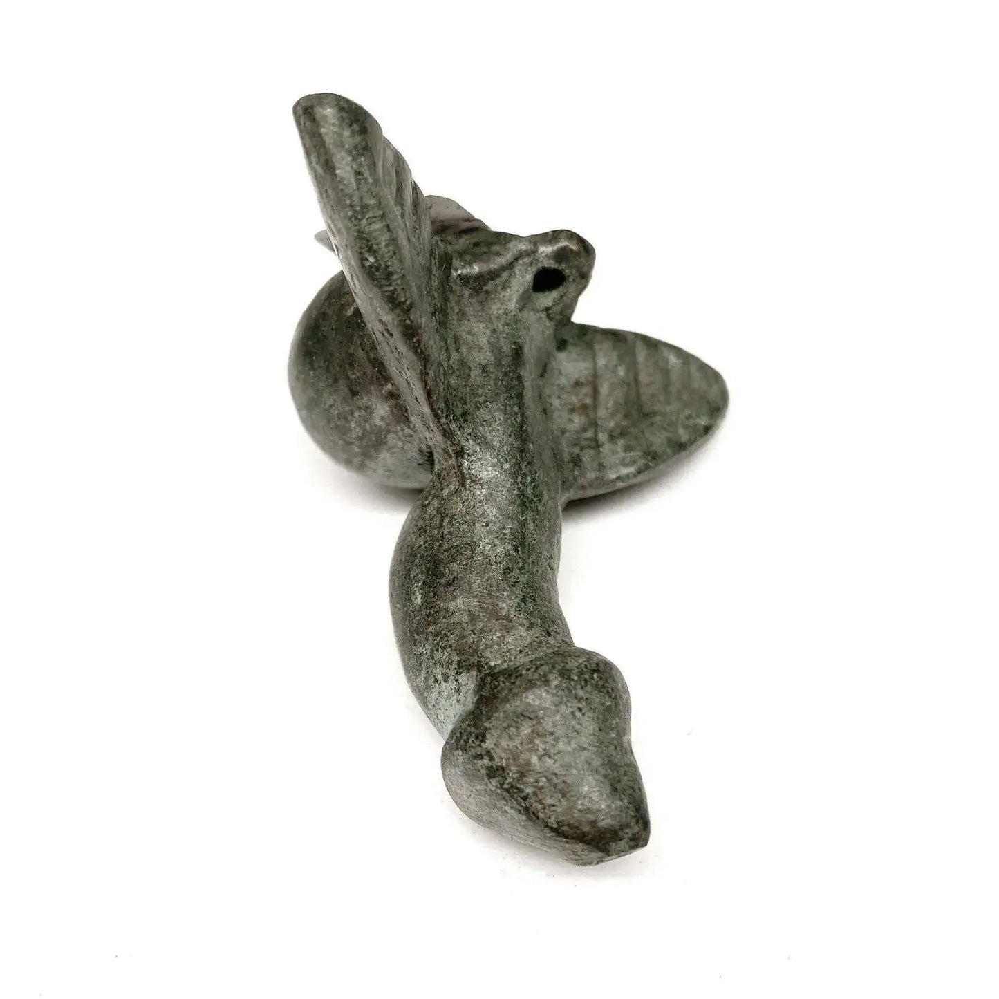 Fallo Alato di Pompei in bronzo - Statuetta portafortuna