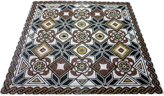 'Polychrome' Geometric Mosaic