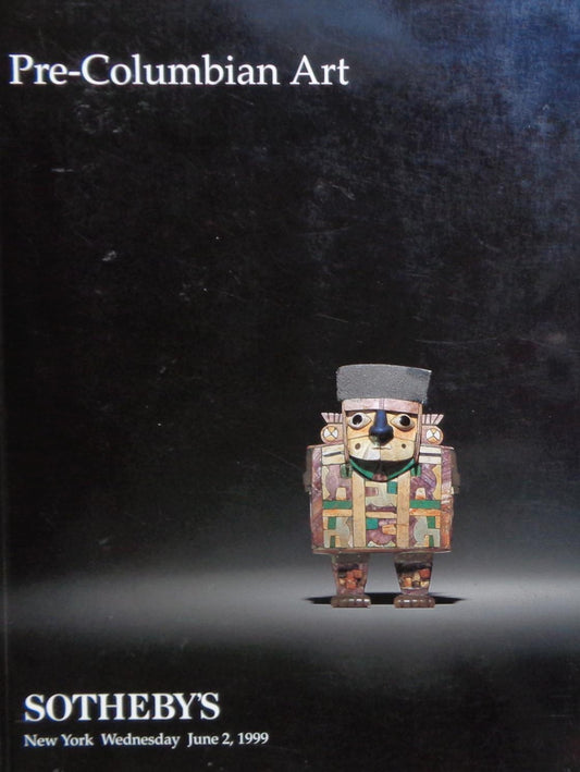 Pre-Columbian Art Auction Book by Sotheby's, New York, 02/06/1999