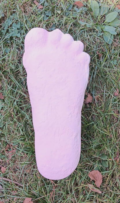 1967 PINK Bigfoot Patterson Patty track footprint cast