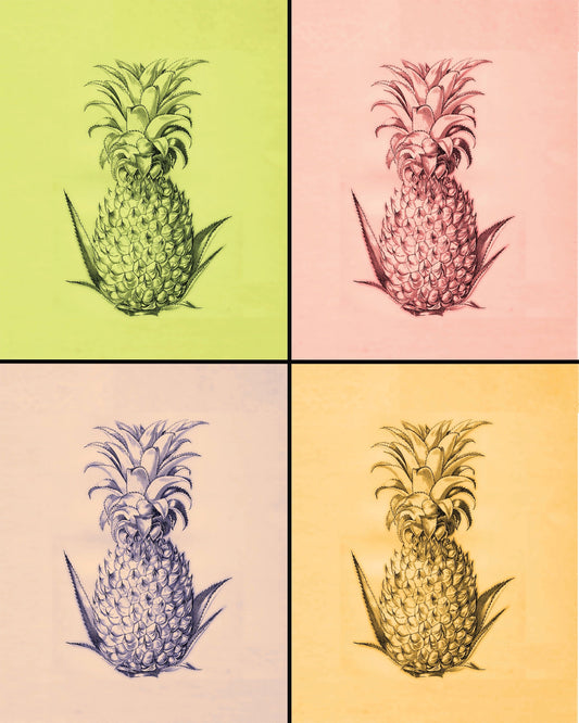 Pineapple Pop Art Print