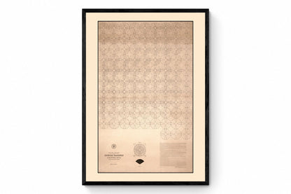 Pilot Chart of the South Pacific dated 1851
