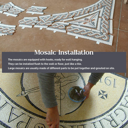 'Polychrome' Geometric Mosaic
